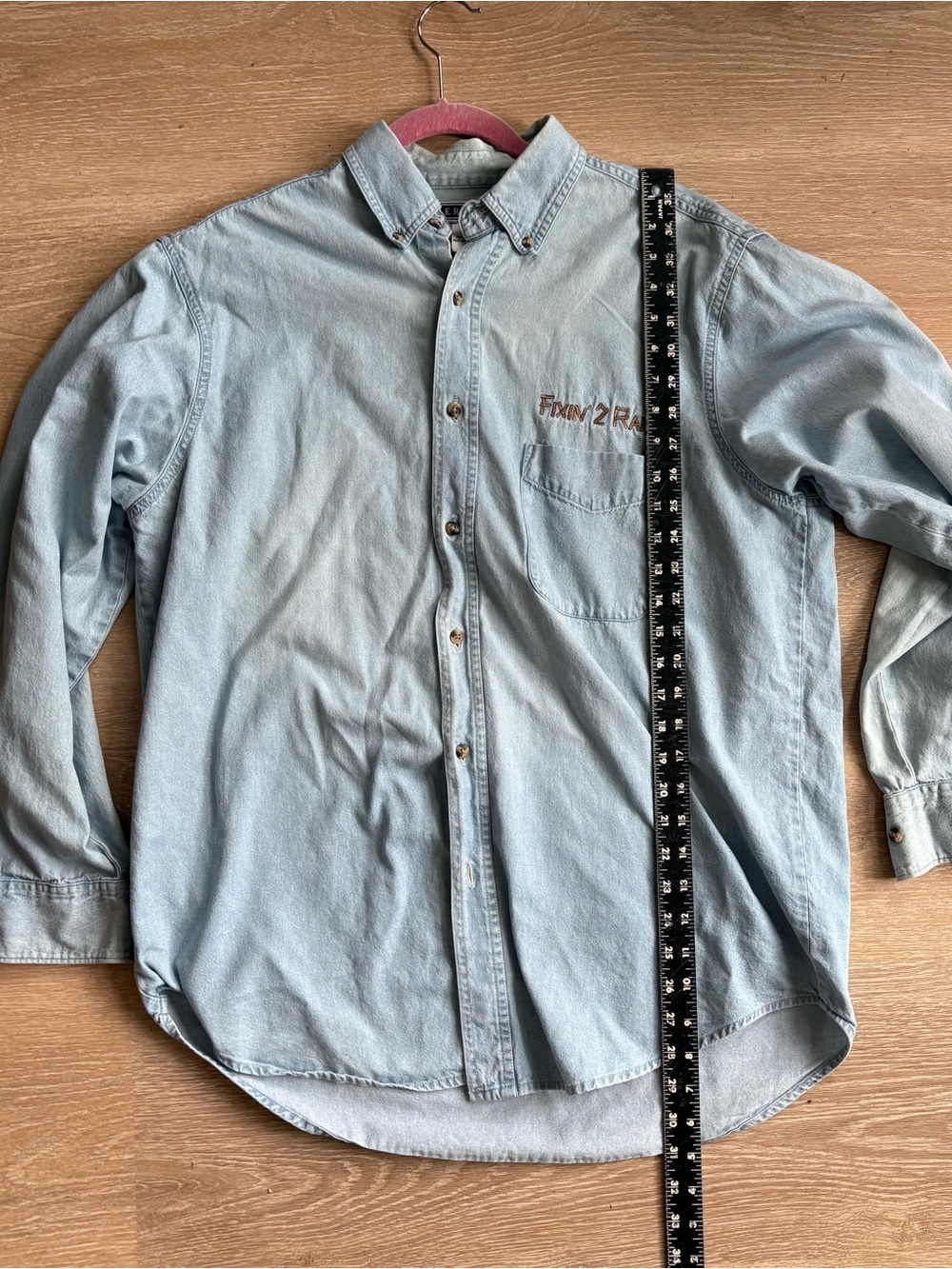 Grateful Dead Upcycled Denim Shirt - Picture 7 of 8